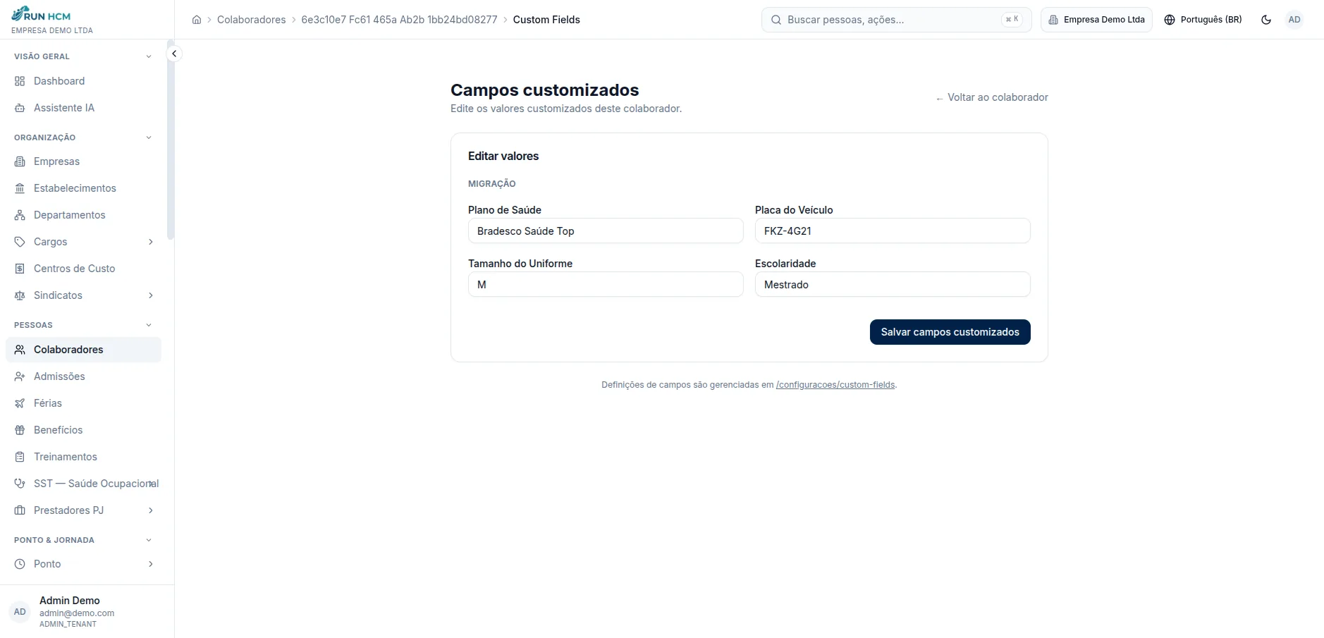 Nascem prontos e integrados à ficha